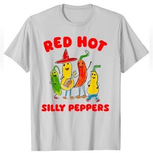 Red Hot Silly Peppers Graphic T-Shirt
